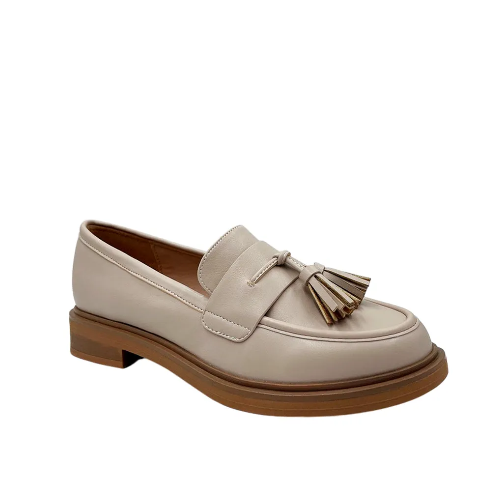 ADOC Mocasines Oleg color blanco hueso