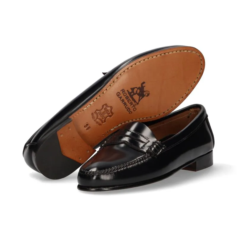 Mocasin señora antifaz azul